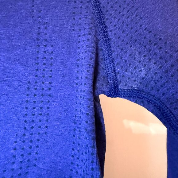 GymShark Vital Seamless Cobalt Blue Long Sleeve Size Medium - Picture 5 of 5